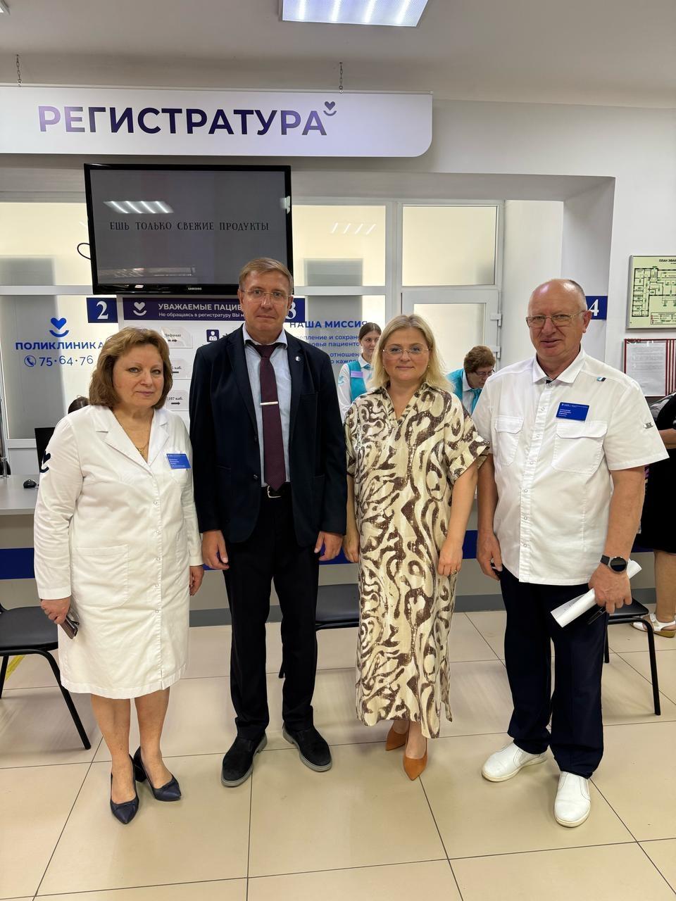 Рабочий визит в Тамбовскую область министра здравоохранения Российской Федерации Михаила Альбертовича Мурашко