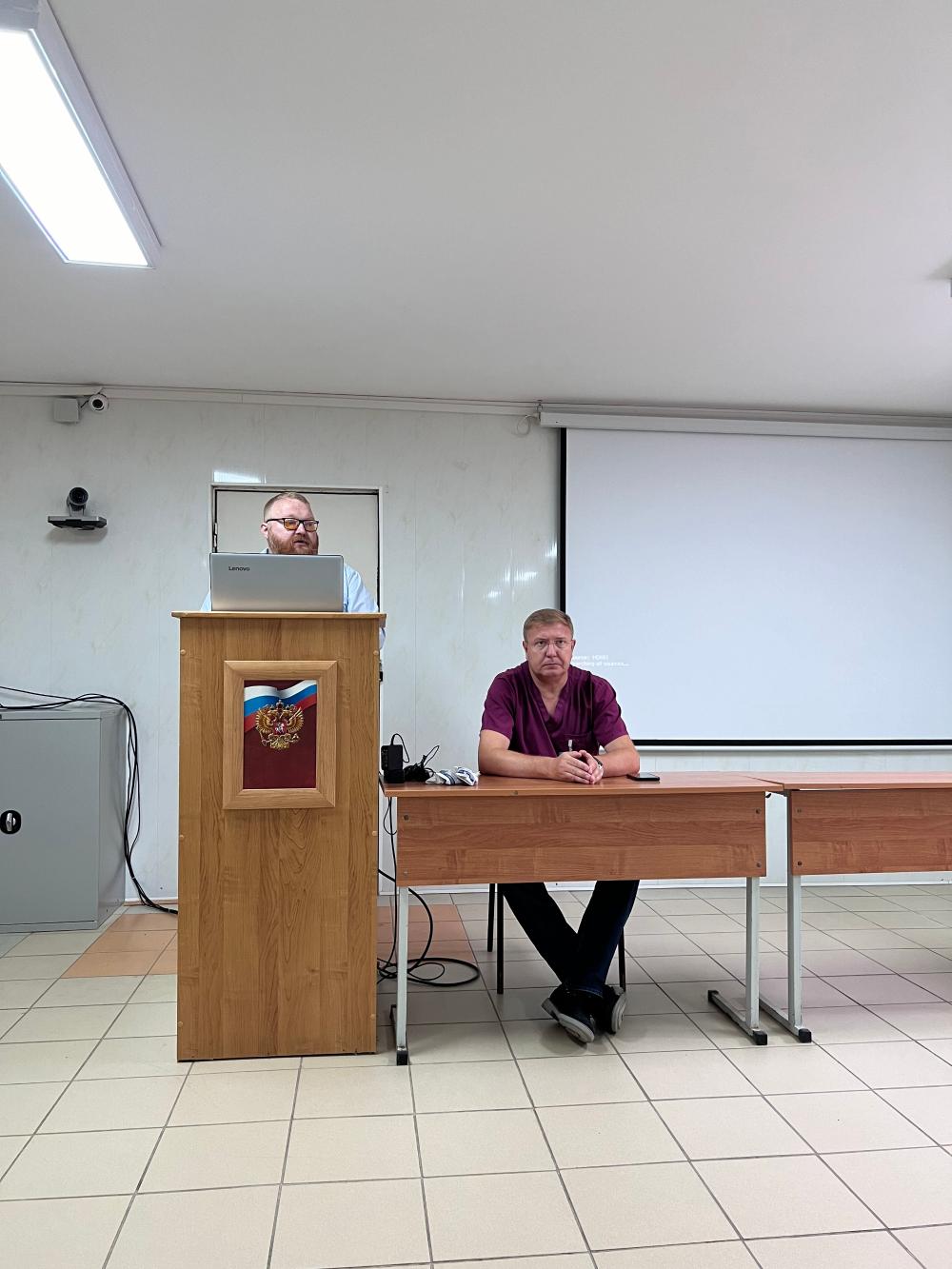 Юрисконсульт ГБУЗ «ТООКД» выступил с докладом